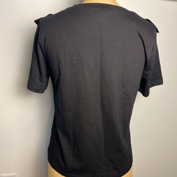 Anthropologie blank riffle Maeve t-shirt small - Picture 4 of 6